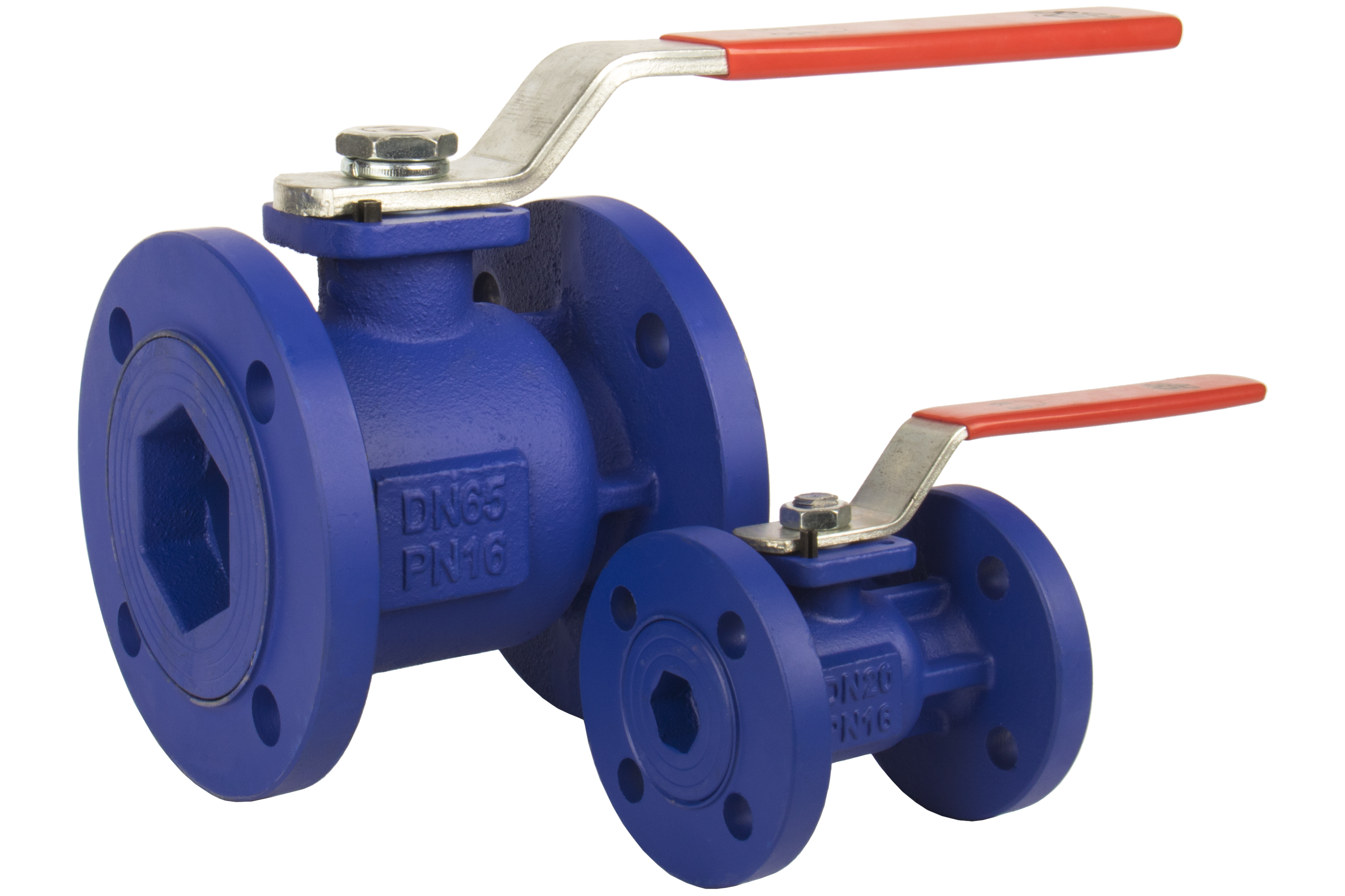 Кран шаровой полнопроходной, чугунный, Ф/Ф, арт. 707, DN100